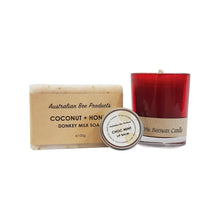 Load image into Gallery viewer, Hand-made soap, candle & lip balm gift pack