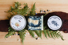 Load image into Gallery viewer, Muscle Balm, Hand Balm and Charcoal Soap Gift Pack