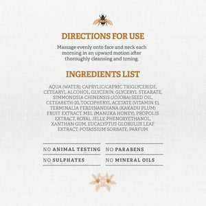 Nourishing Face Cream with Propolis, Royal Jelly & Manuka honey!