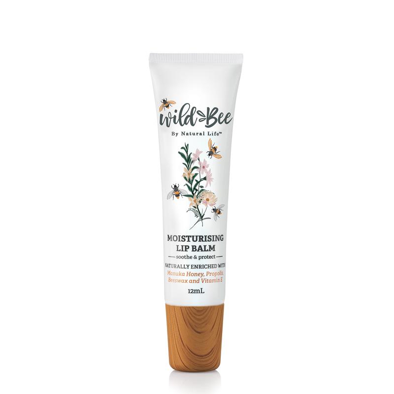 Moisturising lip balm with manuka honey and propolis
