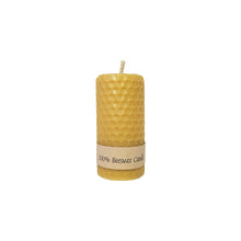Load image into Gallery viewer, Natural rolled beeswax candles: 1, 2 or 3-pack
