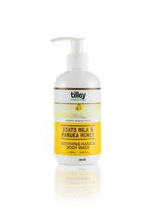 Goats milk & manuka honey hand & body wash
